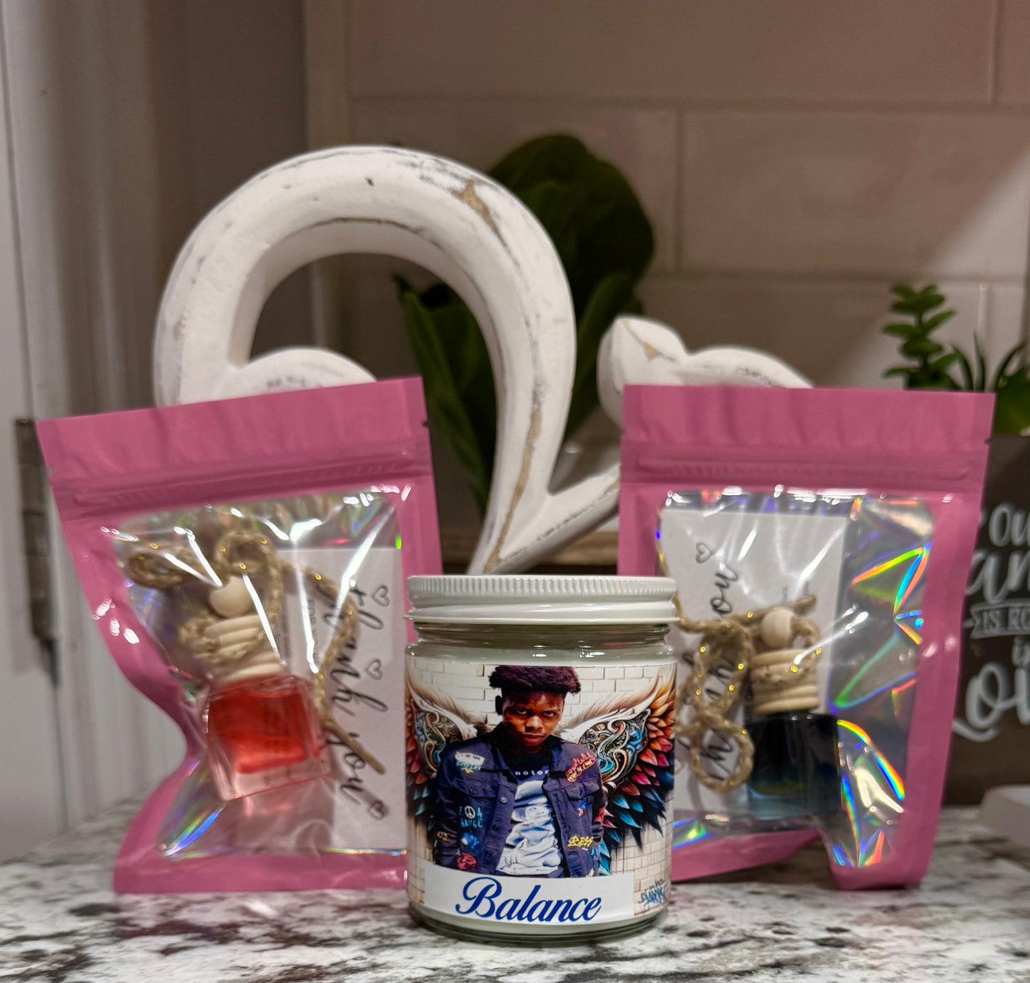 4 Scholarship Bundle (Balance Candle, Ambition car scent, IVincent Car scent)